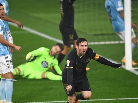 De la mano de Messi y Ansu Fati, Barcelona le ganó con diez al Celta de Vigo
