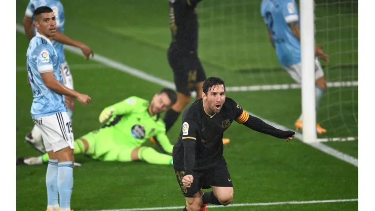 De la mano de Messi y Ansu Fati, Barcelona le ganó con diez al Celta de Vigo