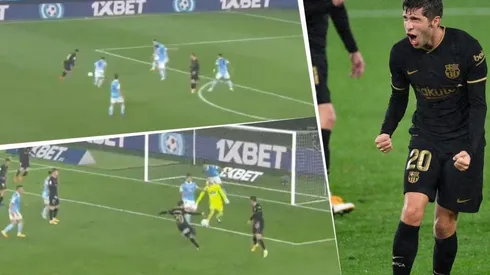 Messi y el Barcelona hicieron un jugadón a puro toque y Sergi Roberto puso el 3 a 0