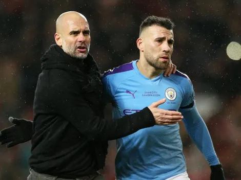 Guardiola, fascinado con Otamendi: "Jugó con un tobillo roto, tenía 20 puntos"