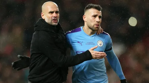 Guardiola, fascinado con Otamendi: "Jugó con un tobillo roto, tenía 20 puntos"