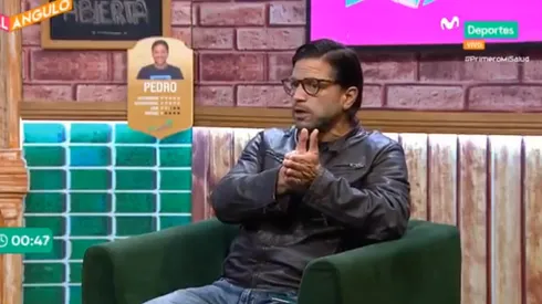 Pedro García es panelista en Al Ángulo de Movistar Deportes.