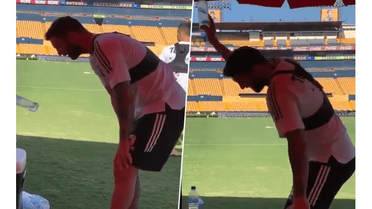 André-Pierre Gignac no pudo con el challenge.