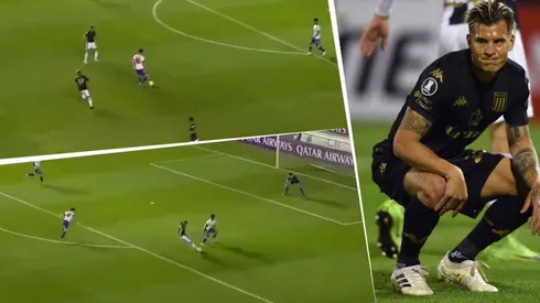 El defensor tuvo mil dudas, Reniero la robó y clavó un golazo para Racing