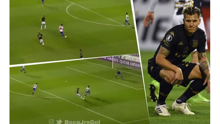 El defensor tuvo mil dudas, Reniero la robó y clavó un golazo para Racing