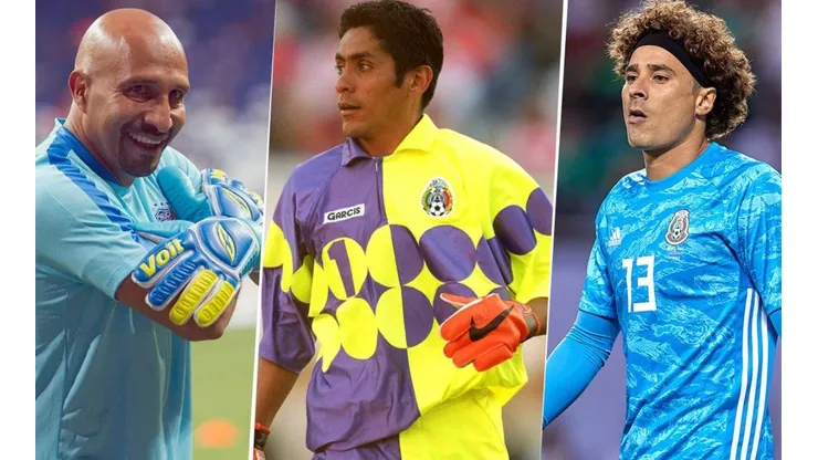 Jorge Campos, Óscar Pérez y Guillermo Ochoa