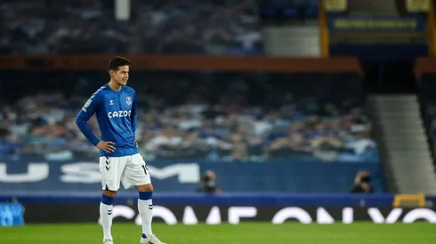 James Rodríguez, jugador colombiano del Everton de Inglaterra.