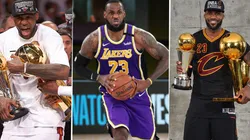 LeBron James y sus titulos de NBA y de MVP