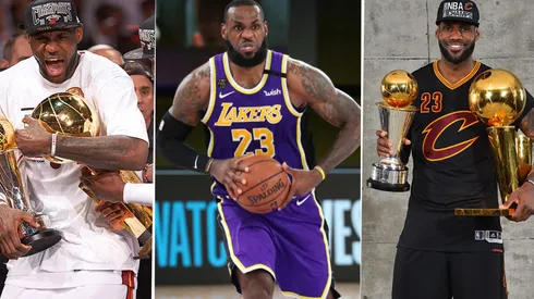 LeBron James y sus titulos de NBA y de MVP