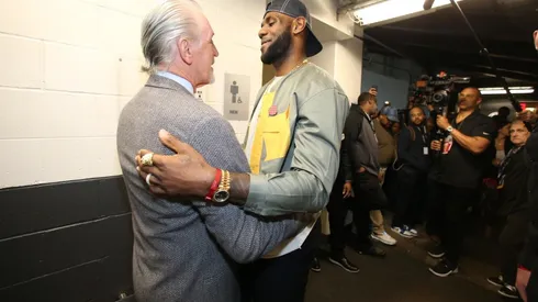 LeBron James y Pat Riley, Finales NBA