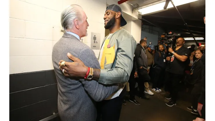 LeBron James y Pat Riley, Finales NBA
