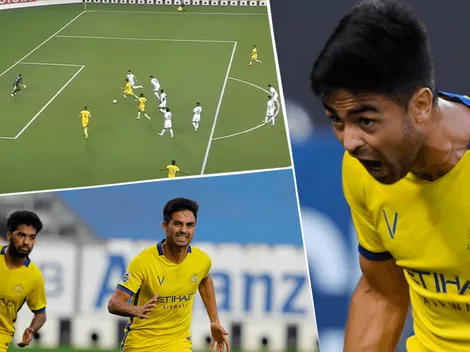 Lo gritó con el alma: llegó el primer gol de Gonzalo Martínez en Arabia Saudita