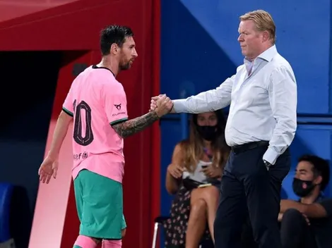 Koeman se saca el sombrero con Messi: "Vive para el fútbol"