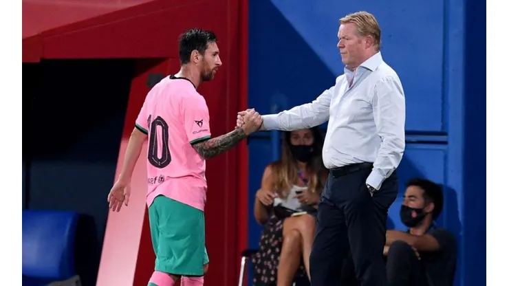 Koeman se saca el sombrero con Messi: "Vive para el fútbol"