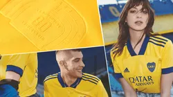 Foto captura de la nueva camiseta de Boca.
