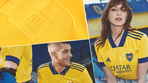 Foto captura de la nueva camiseta de Boca.