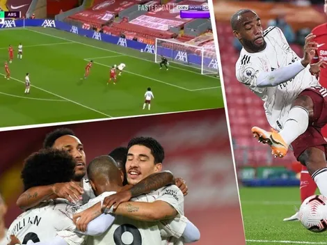 Lacazette castigó al Liverpool luego de un error garrafal de su defensa