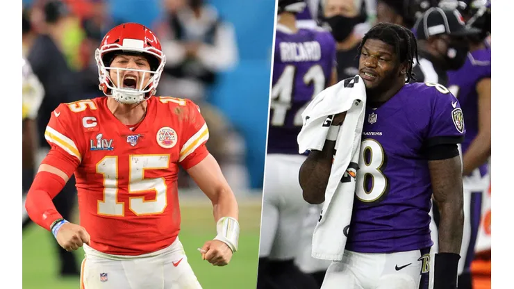Patrick Mahomes y Lamar Jackson