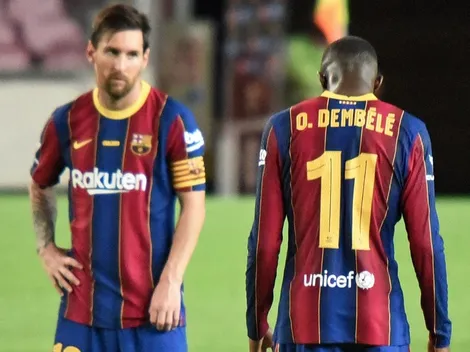 Dembélé llegó tarde al entrenamiento del Barcelona de este lunes