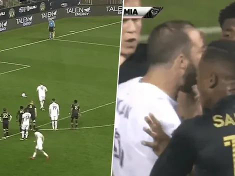 En modo Selección Argentina: Higuaín pateó un penal a las nubes en la MLS