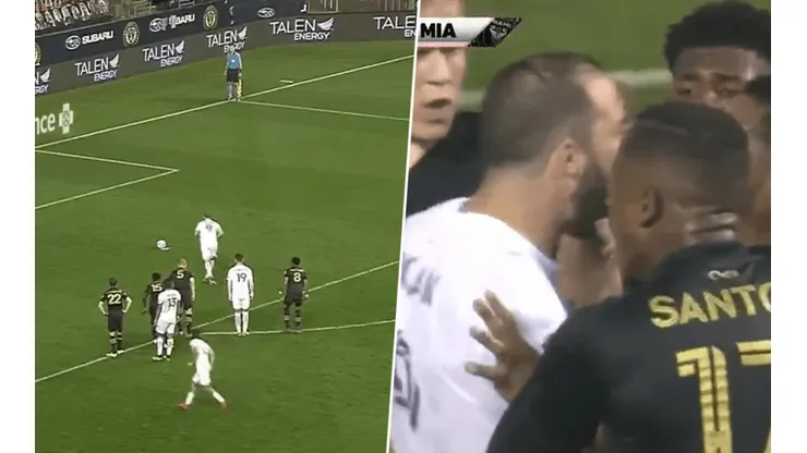 Penal errado por Higuaín y burla de los rivales