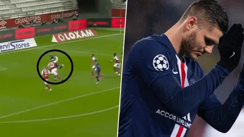 Gran definición y festejo de Mauro Icardi.