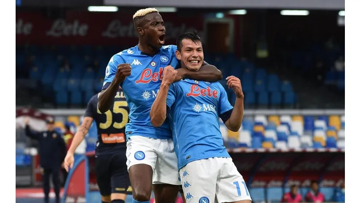 Nápoli superó por 6-0 a Genoa con un Hirving Lozano intratable.
