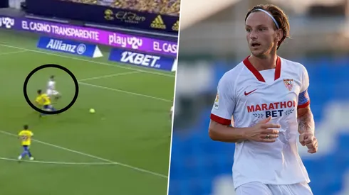 El primer tanto de Rakitic desde su llegada a Sevilla.