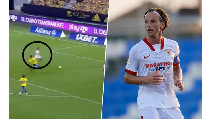 El primer tanto de Rakitic desde su llegada a Sevilla.