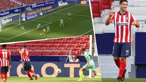 Dedicado al Barcelona: Suárez y su segundo gol en el debut con el Atlético Madrid