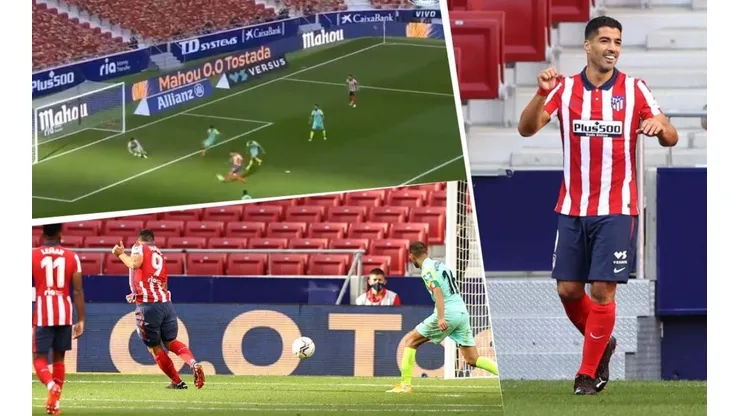 Dedicado al Barcelona: Suárez y su segundo gol en el debut con el Atlético Madrid