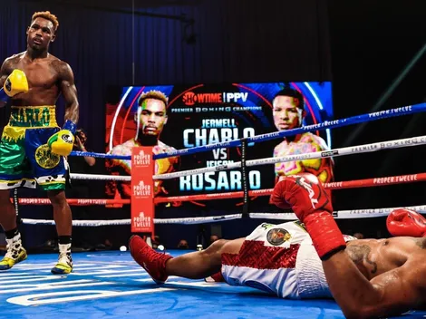 El nocaut más extraño de la historia convirtió a Jermell Charlo en triple campeón