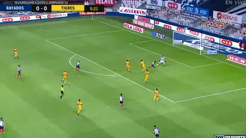 Nahuel Guzmán y el poste sostienen a Tigres UANL