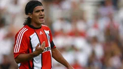Ariel Ortega durante uno de sus pasos por River.