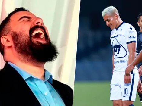 Disfruta verlo caer: Álvaro Morales trolleó a Pumas en su Twitter