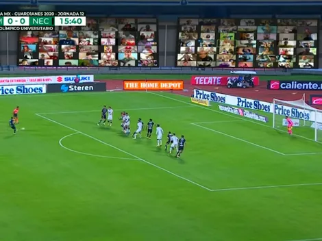 Todo mal para Pumas: Álvarez fue expulsado y Cabrera metió el primer gol