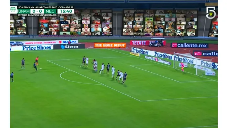 Todo mal para Pumas: Álvarez fue expulsado y Cabrera metió el primer gol