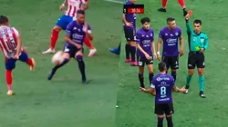 Chivas se adelanta con un polémico penal.