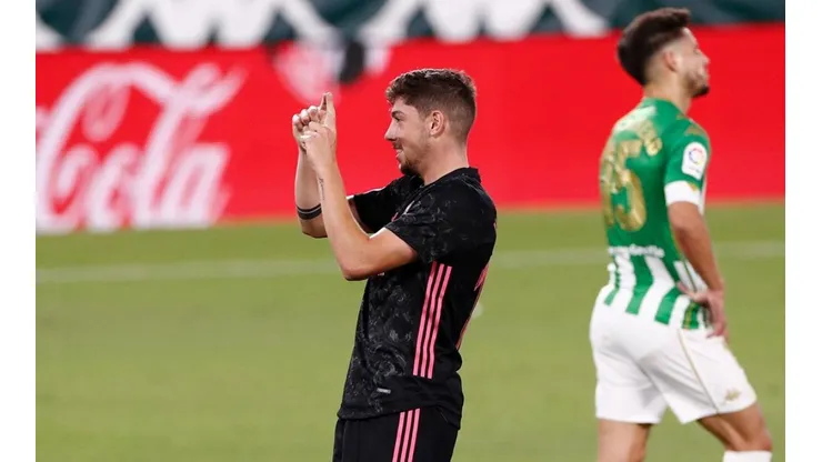 Valverde, el autor del primer tanto del partido.