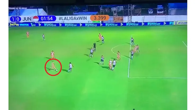 Ay, Viera: golazo de Envigado con mucha complicidad del arquero del Junior