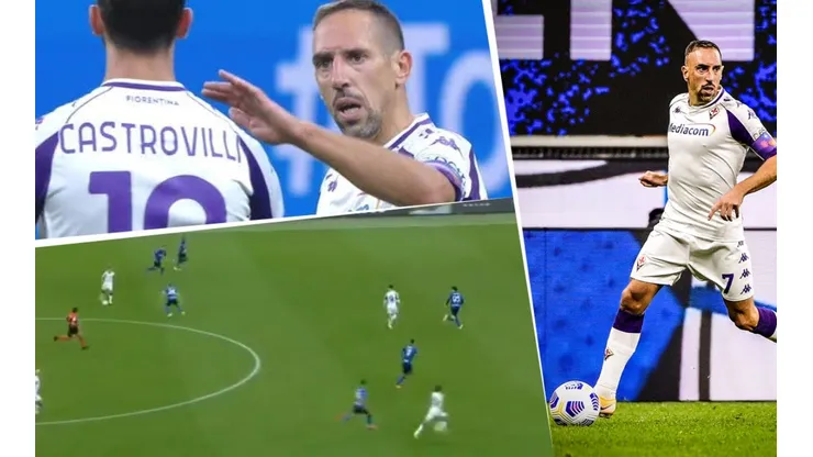 El pase de Ribery, por favor: golazo de la Fiorentina contra Inter