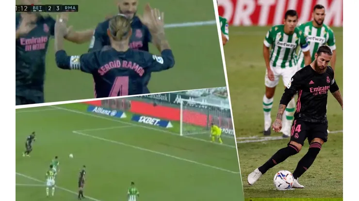 Está loco: Real Madrid estaba 2-2 y Sergio Ramos hizo esto de penal