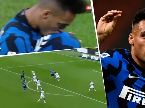 Lautaro Martínez enganchó y le rompió el arco a Fiorentina: qué golazo