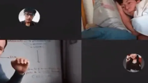 Profesor encontró a su alumno durmiendo en clase virtual: "Pensé que solo pasaba en Tiktok"