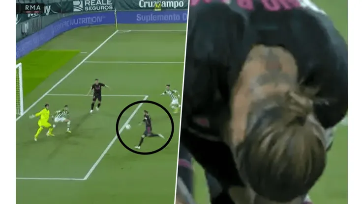 El lamento de Sergio Ramos tras la situación fallada.