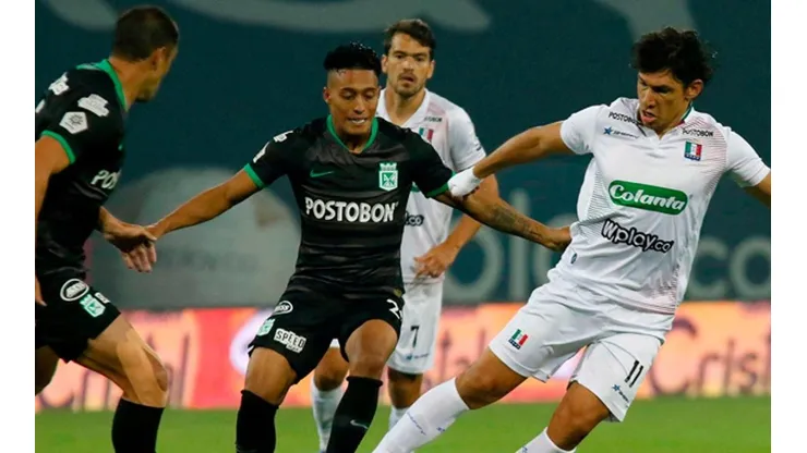 Golpazo: Nacional volvió a jugar y terminó derrotado a manos de Once Caldas