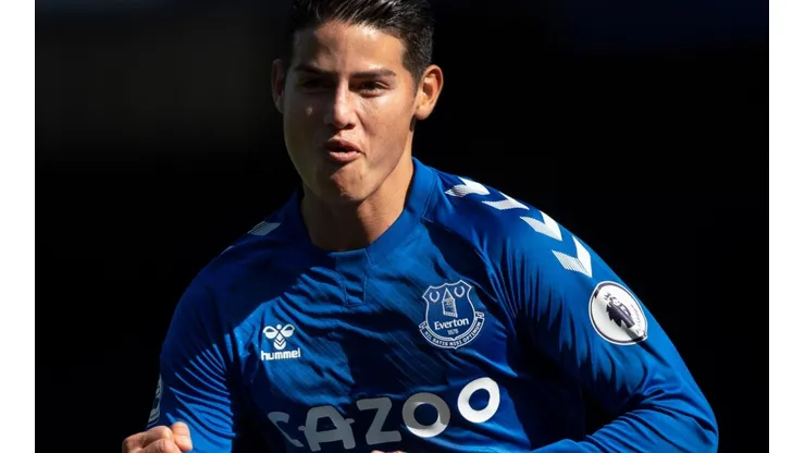Linda costumbre: James, titular con Everton para juego vs. Crystal Palace