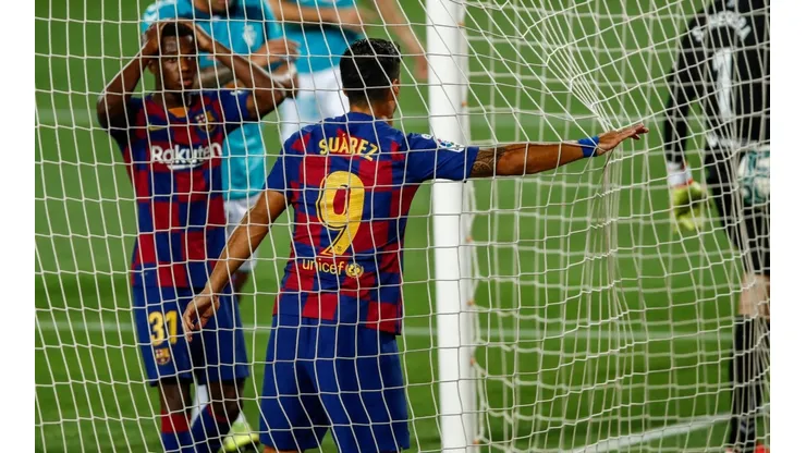 Foto de Luis Suárez, jugador de Barcelona.