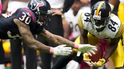 Antonio Brown cuando jugó con los Steelers vs. Texans