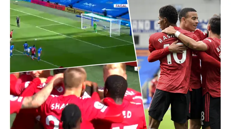 Foto de los jugadores de Manchester United.